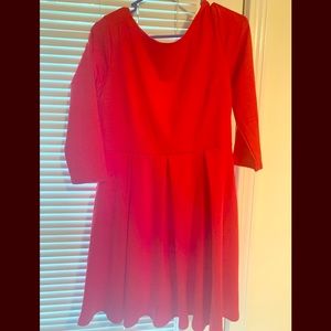 Airpricty red skater dress pet friendly home